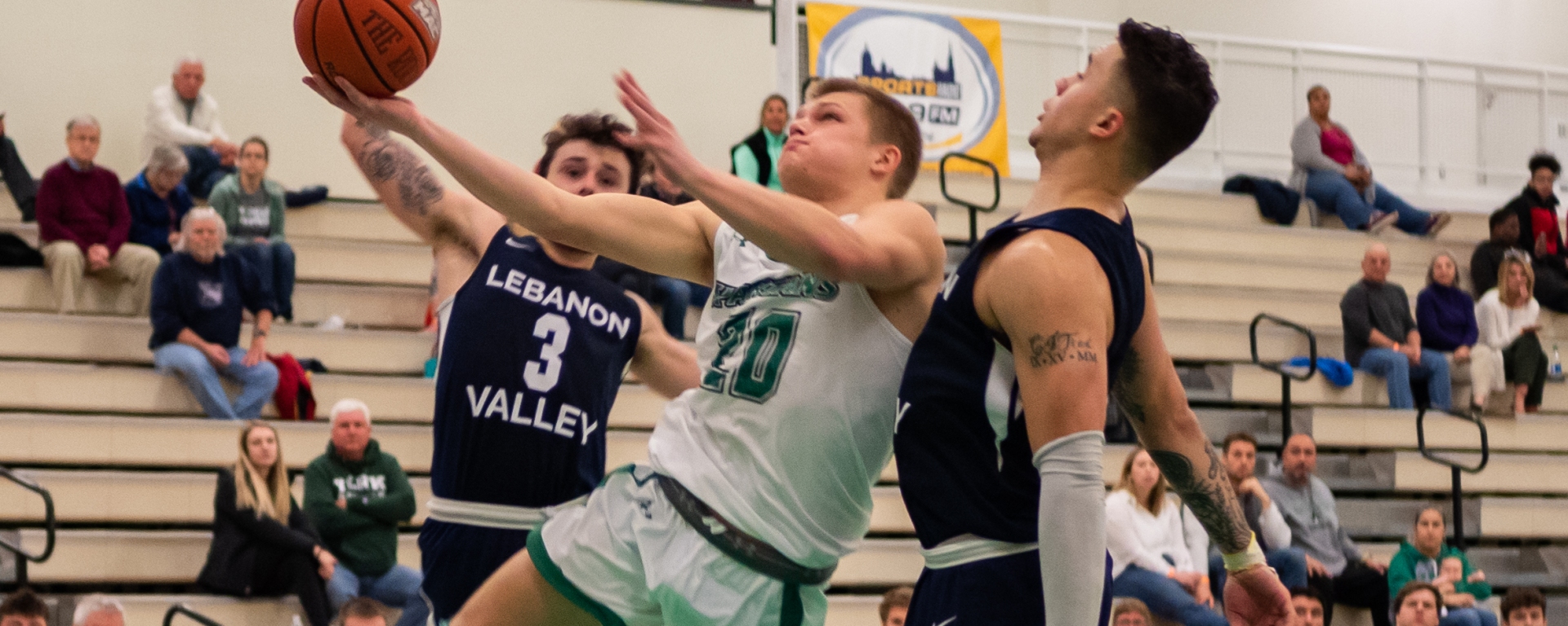 LVC uses late rush to overtake York College men, 74-67: photos – The Spartan